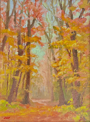 Autumn Glory 12x9 $490 at Hunter Wolff Gallery